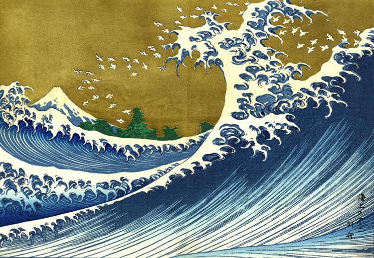 Oeuvre de Hokusai : artiste peintre et graveur japonais